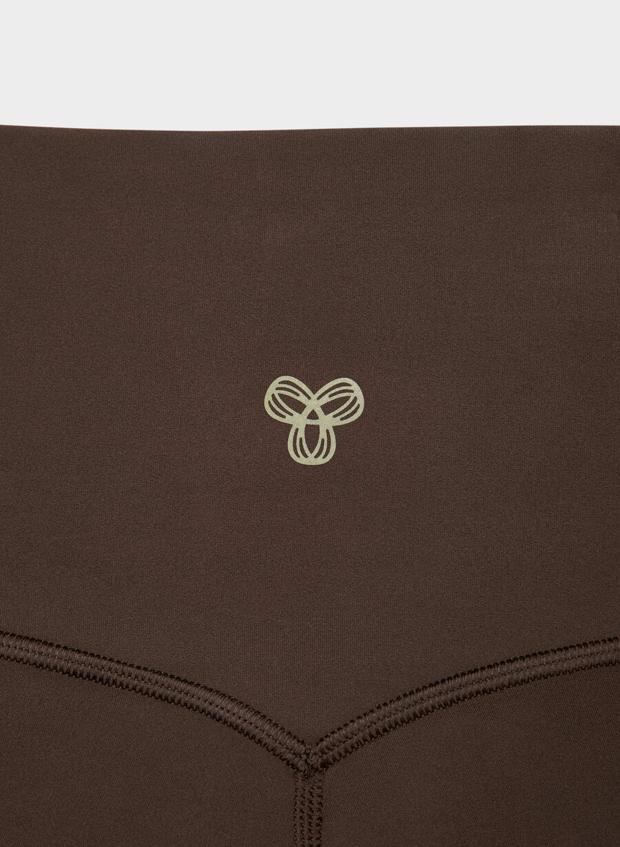 butter cheeky hi-rise 7 short rich mocha brown