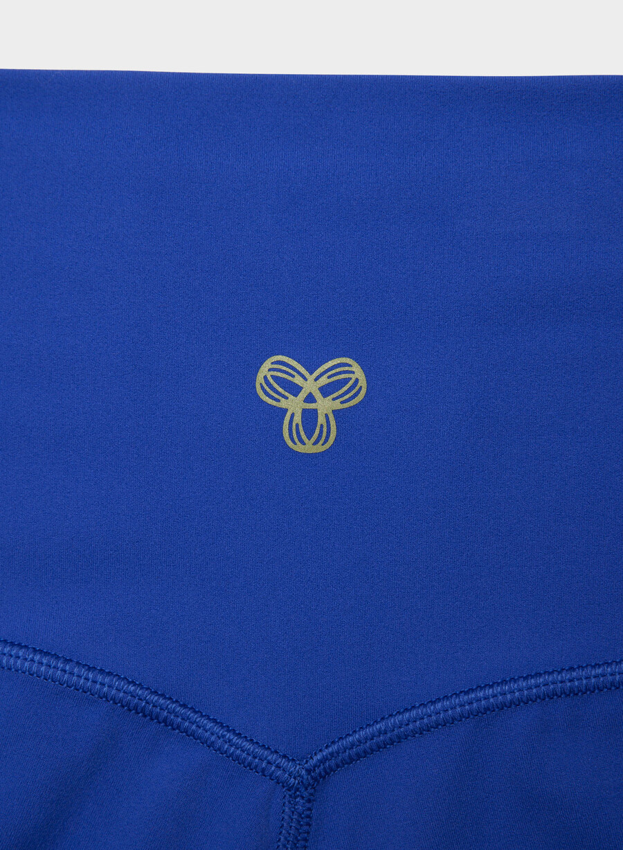 butter cheeky hi-rise 7 short ablaze blue