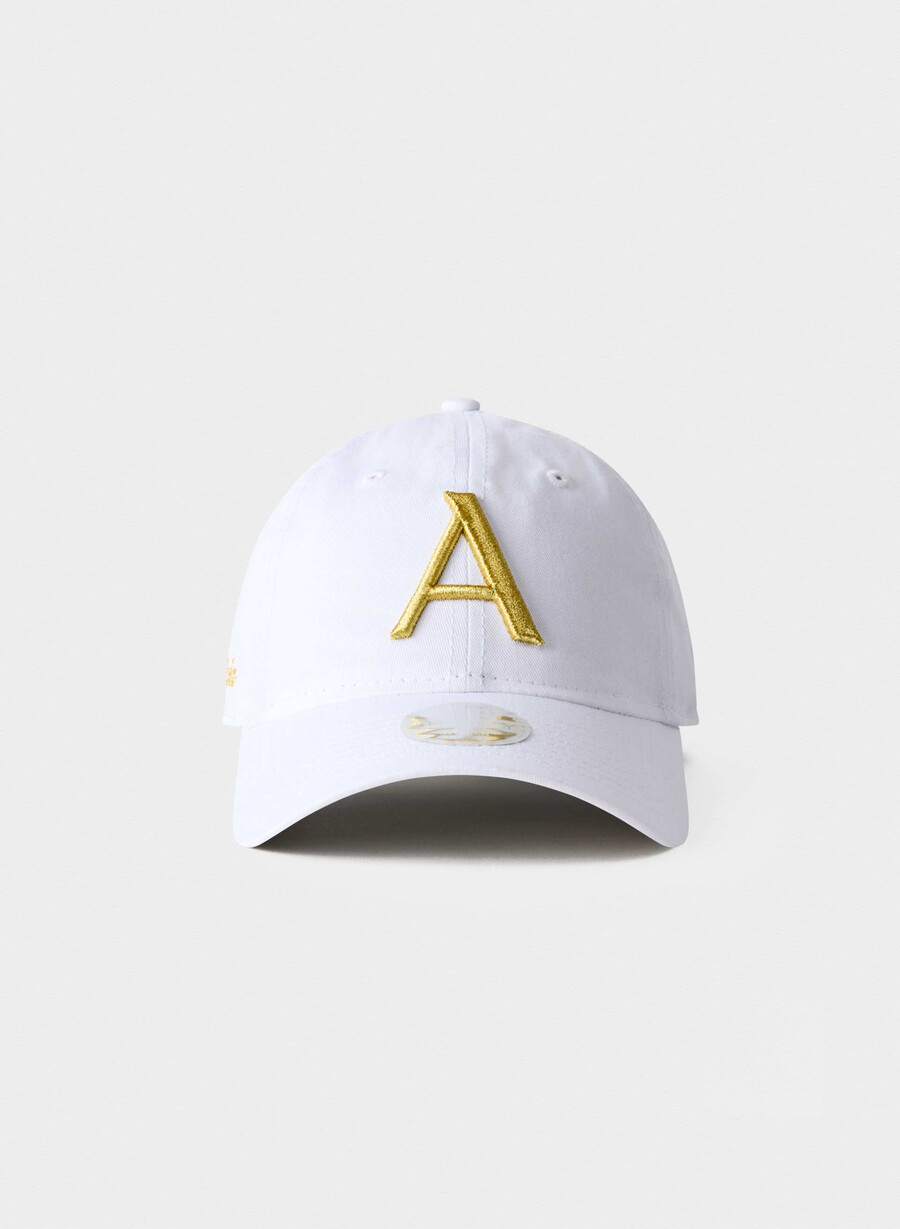 new era x aritzia 9twenty hut weisshero gold