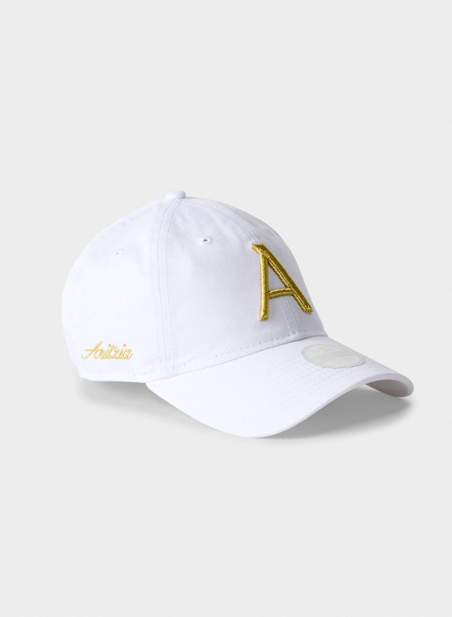 new era x aritzia 9twenty hut weisshero gold