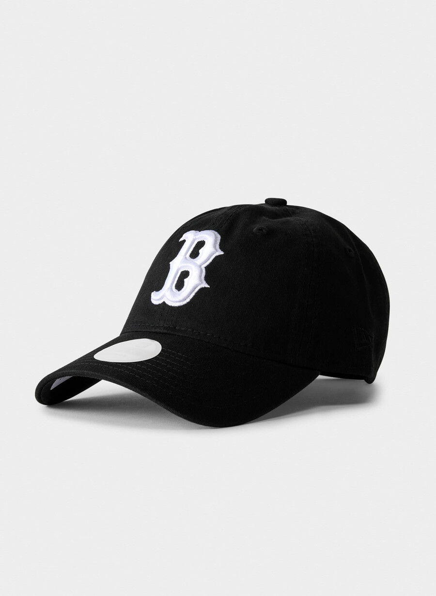 new era boston red sox 9twenty kappe gewaschenes schwarzweiß