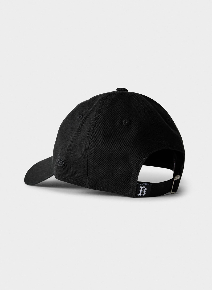 new era boston red sox 9twenty kappe gewaschenes schwarzweiß