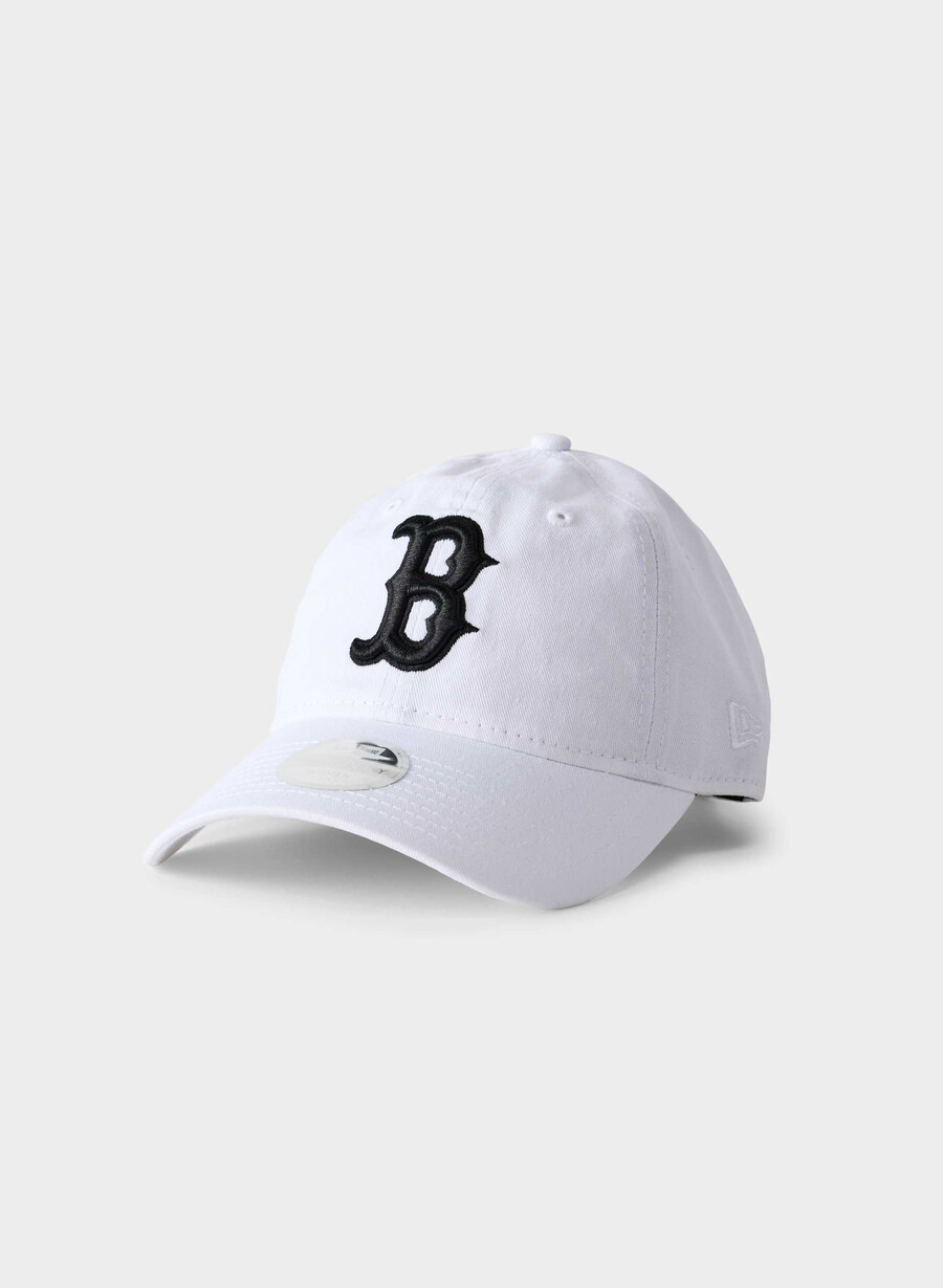 new era boston red sox 9twenty kappe gewaschenes weißschwarz