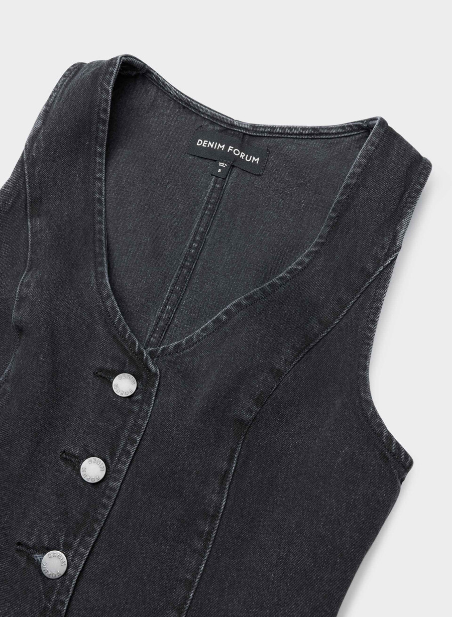 denim forum die 90er mia jeansweste schwarzer eyeliner