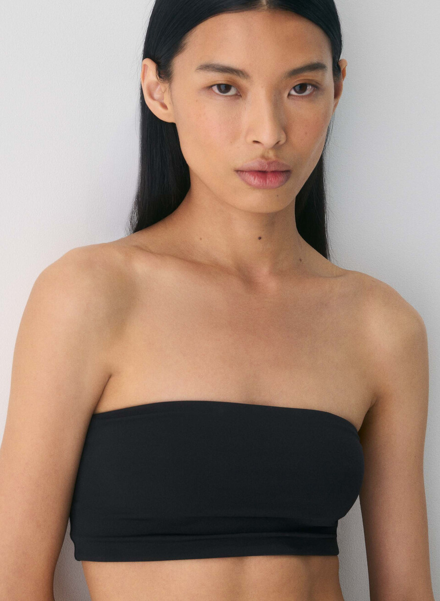 original contour sublime bandeau top schwarz