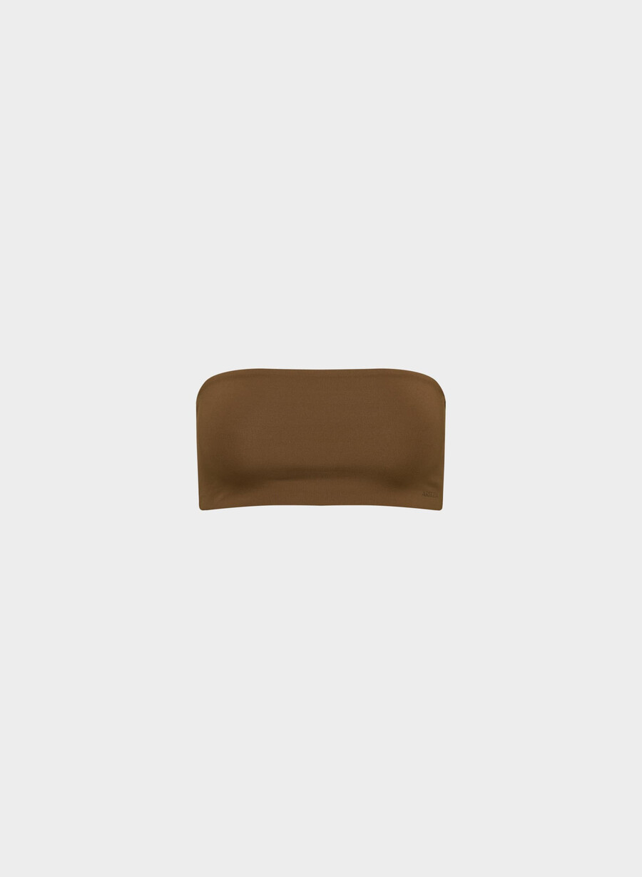 original contour sublime bandeau top schokoladenbraun