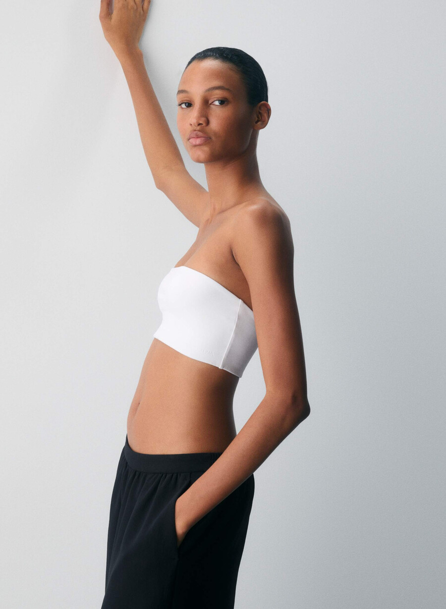 original contour sublime bandeau top schokoladenbraun