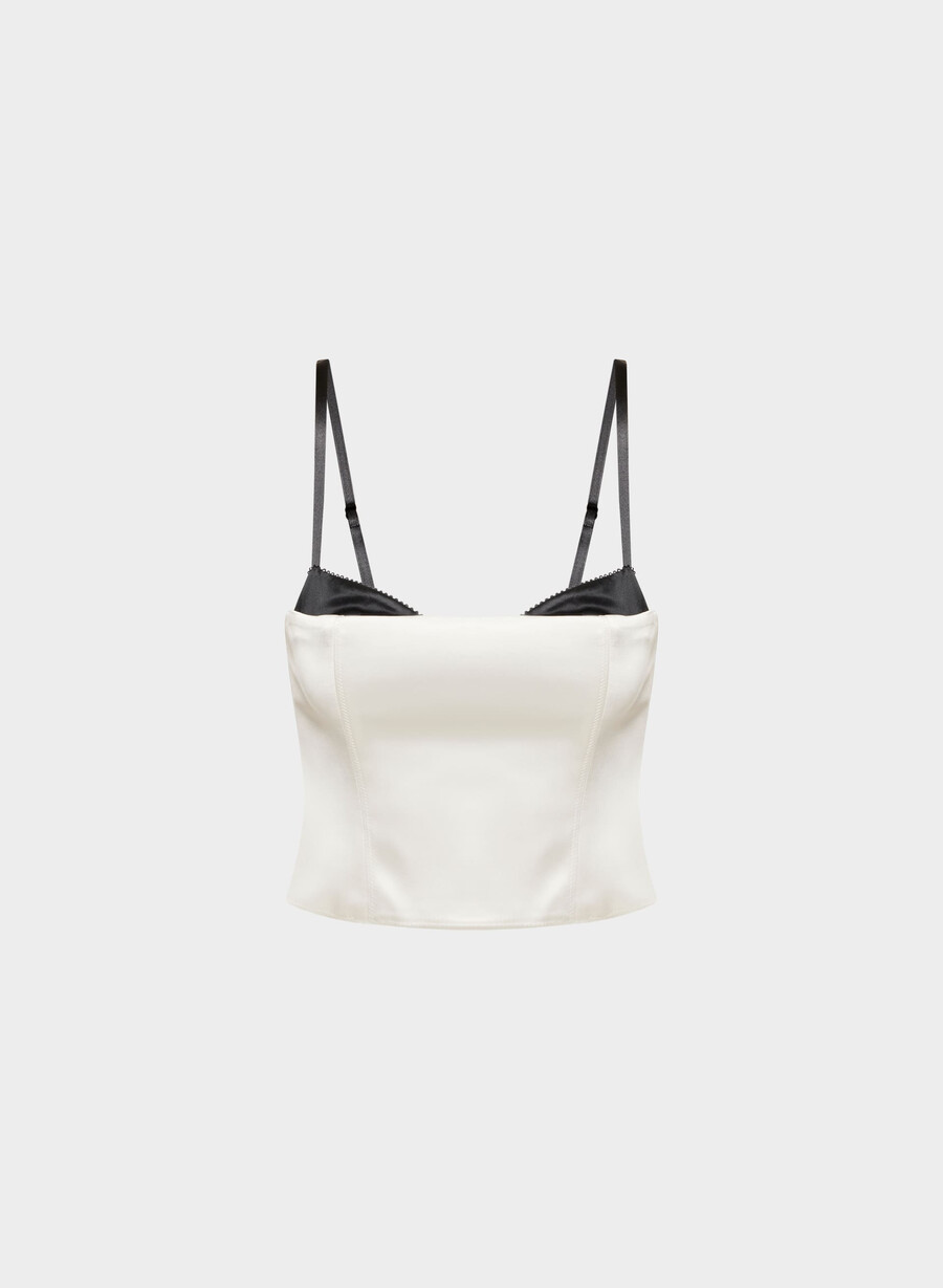 hypnotize satin-bustier hellbirbirkeschwarz