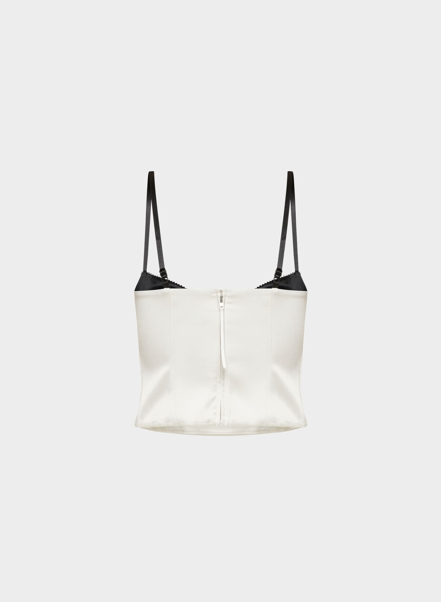 hypnotize satin-bustier hellbirbirkeschwarz