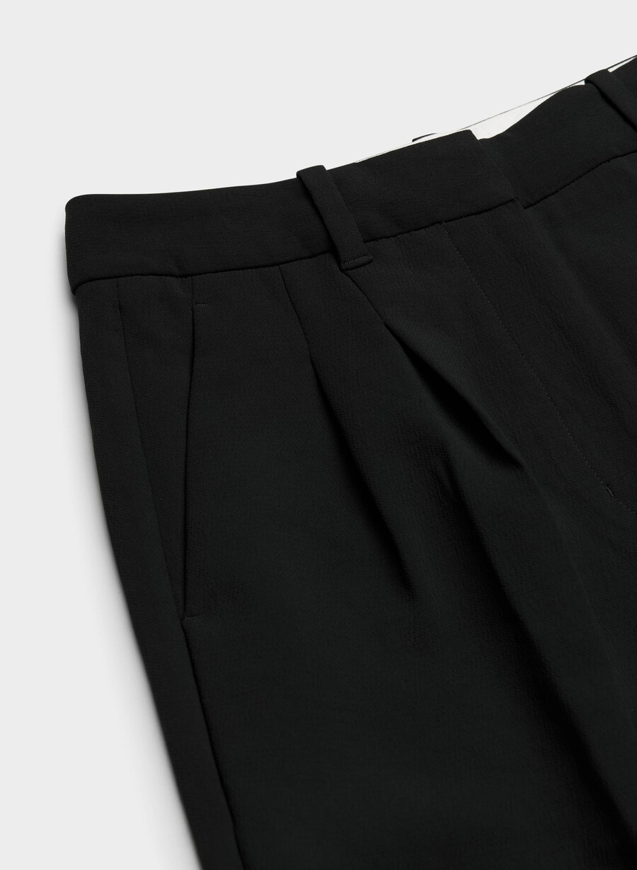 die mühelose hose curve-fit - crepette schwarz