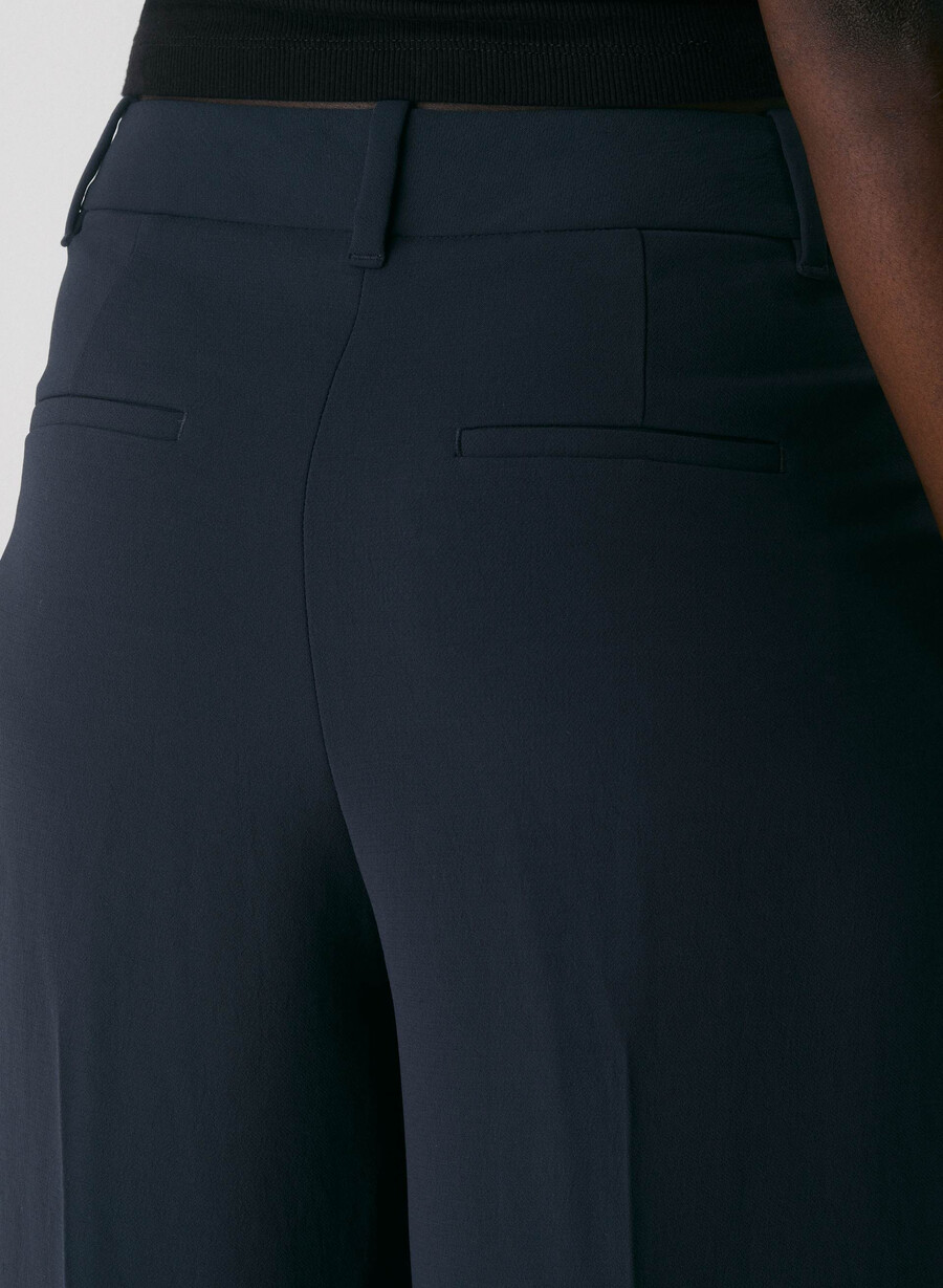 die mühelose hose curve-fit - crepette dunkelblau