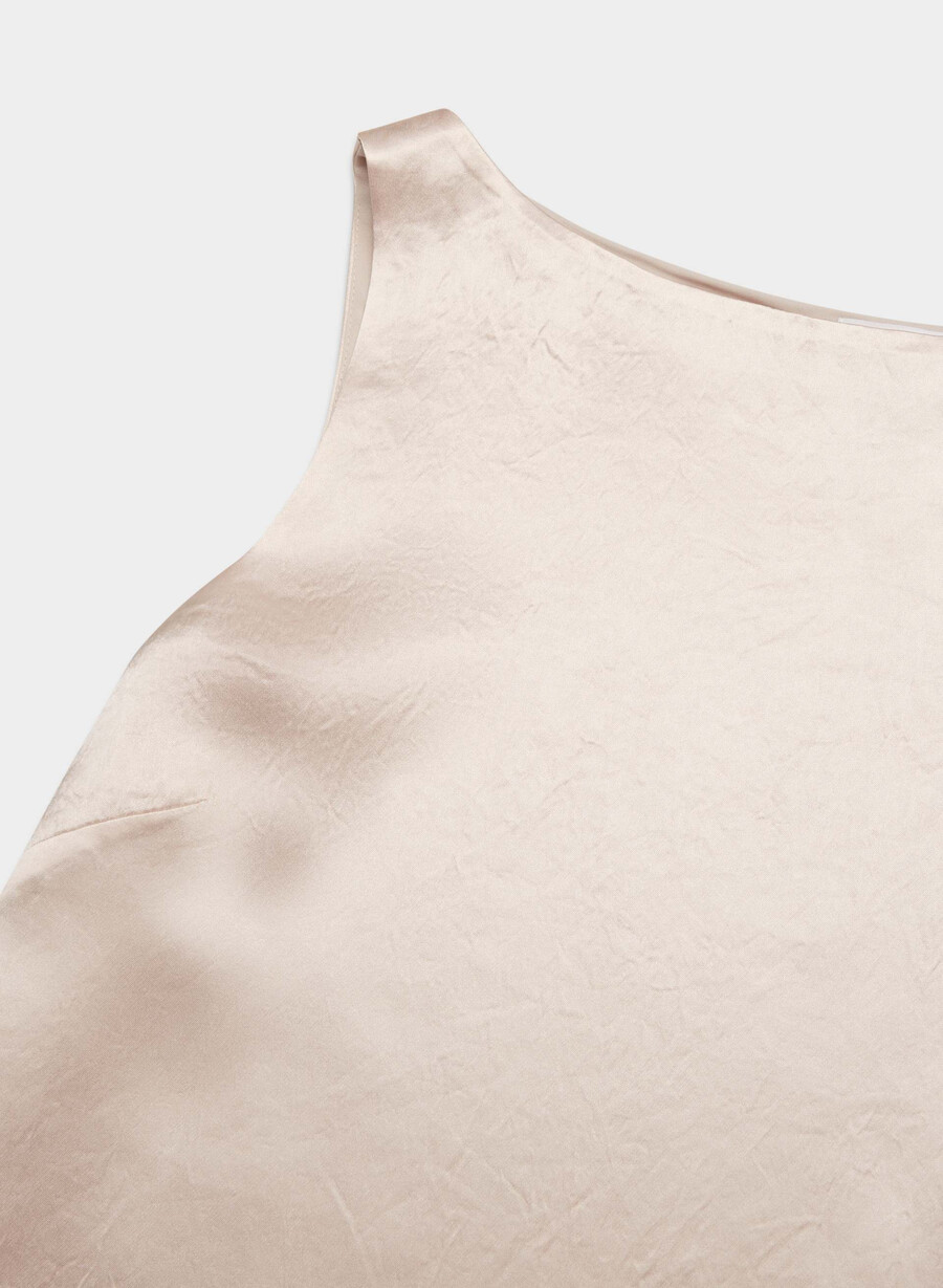 raffiniertes satin-top denude