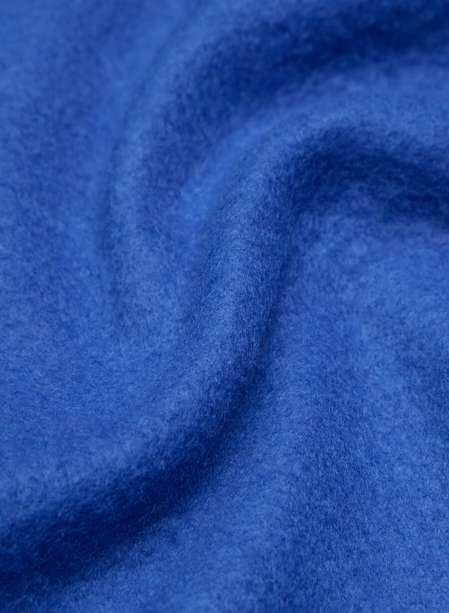 kuscheliger sweatfleece-hoodie perfekt für jazzblauhellbraun