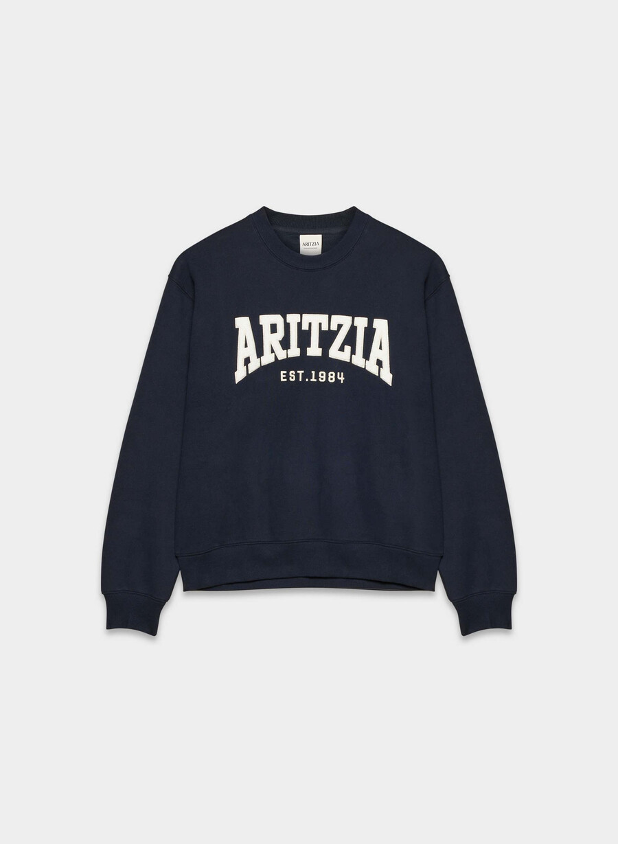 kuscheliges sweatfleece-sweatshirt mit rundhalsausschnitt farbe admiralhellbirke