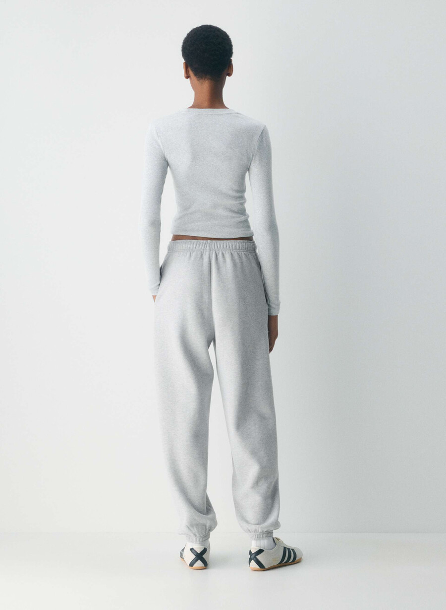 gemütliche mega-jogginghose aus sweatfleece admiral light birch