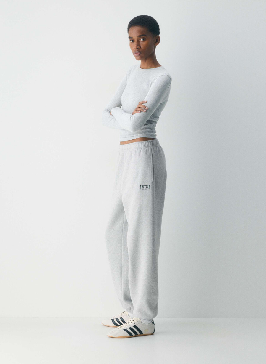 gemütliche mega-jogginghose aus sweatfleece admiral light birch