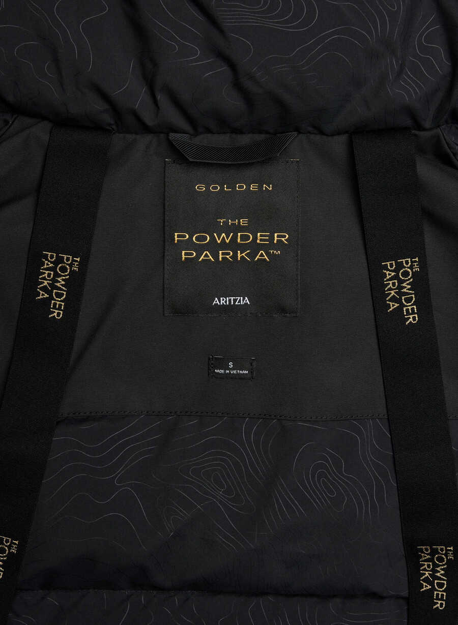 der powder parka – coldstop black