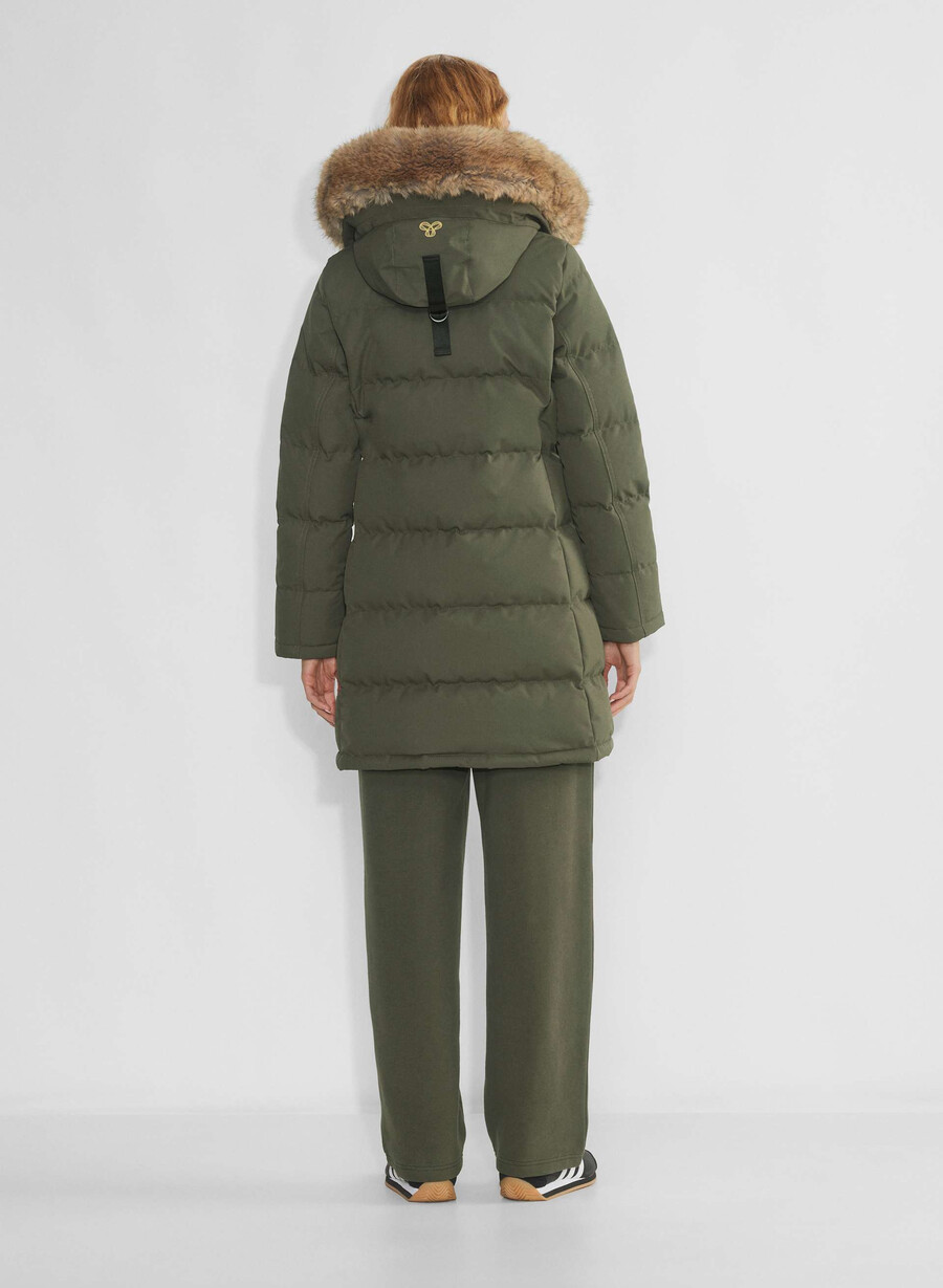 der powder parka – coldstop dunkeloliv