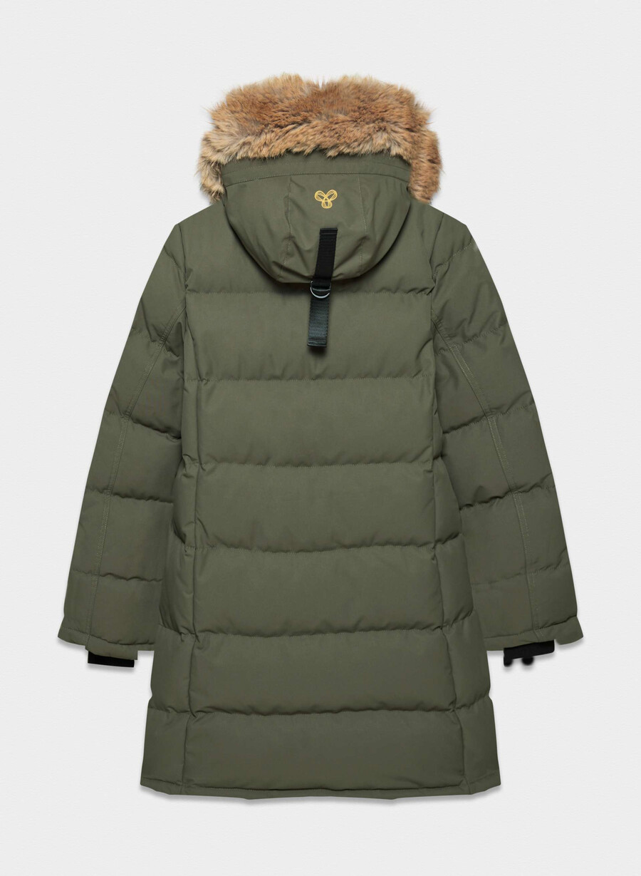 der powder parka – coldstop dunkeloliv