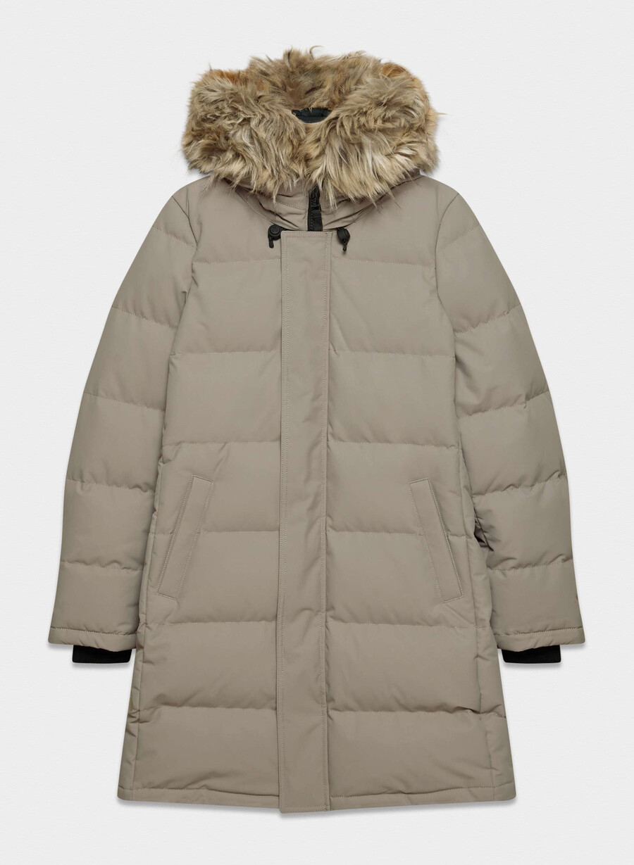 der powder parka - coldstop modern taupe