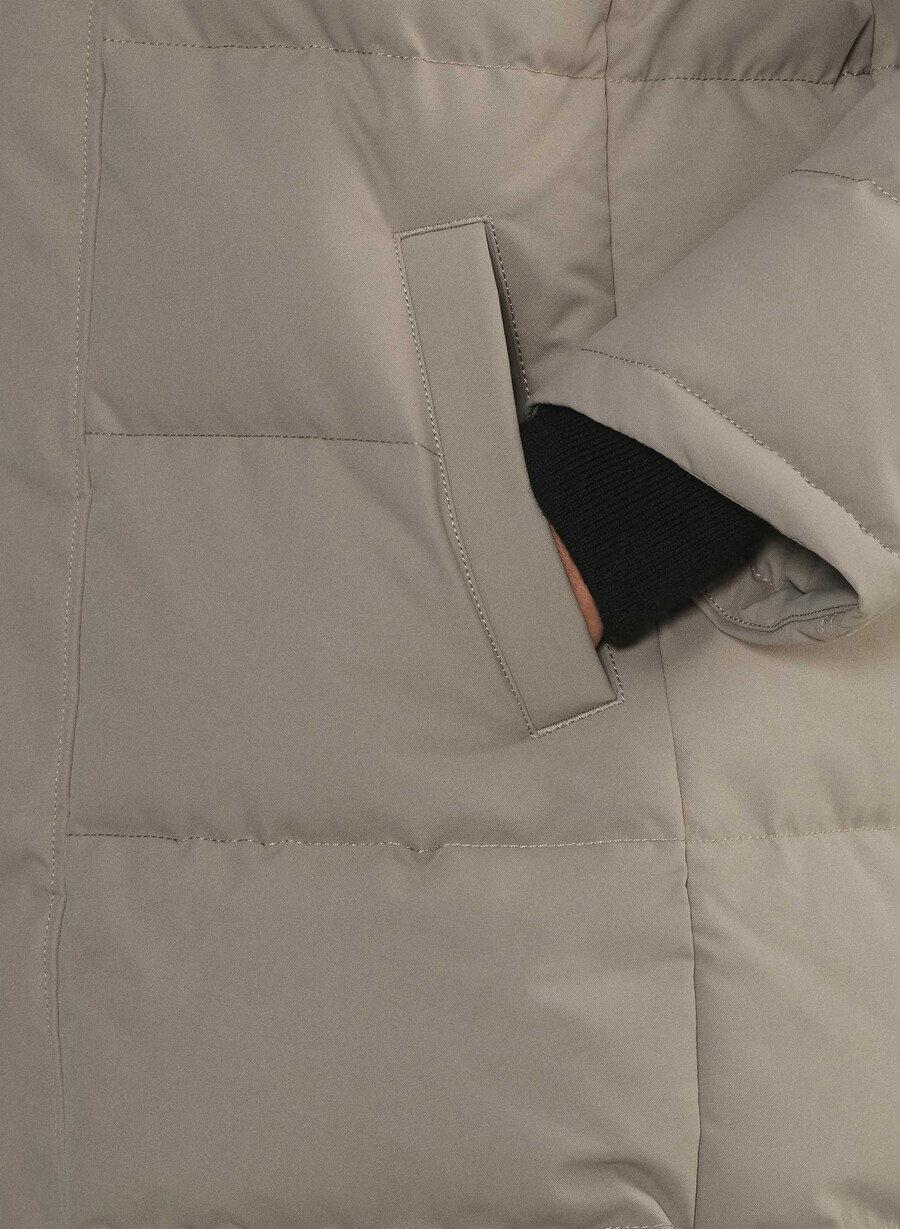 der powder parka - coldstop modern taupe
