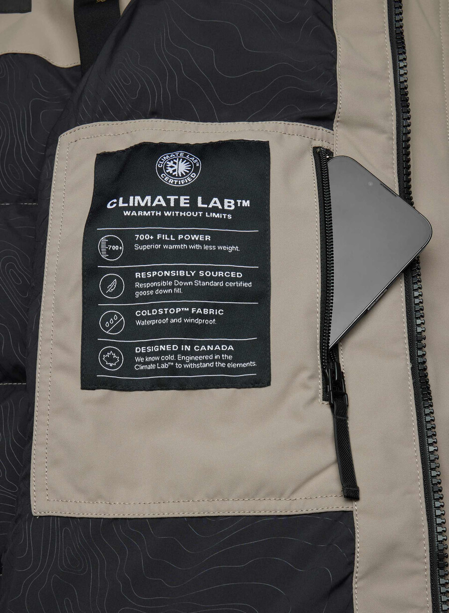 der powder parka - coldstop modern taupe