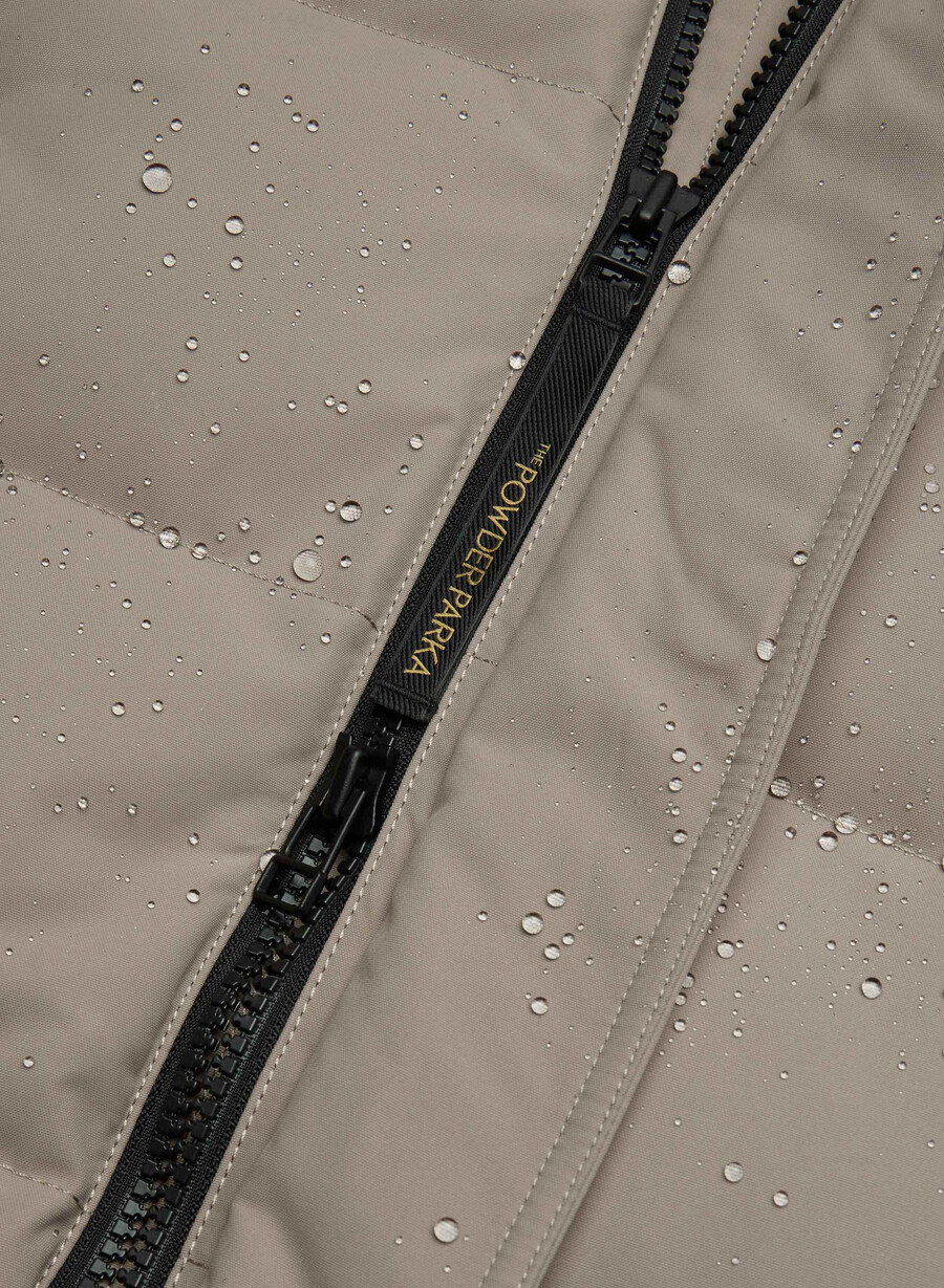 der powder parka - coldstop modern taupe