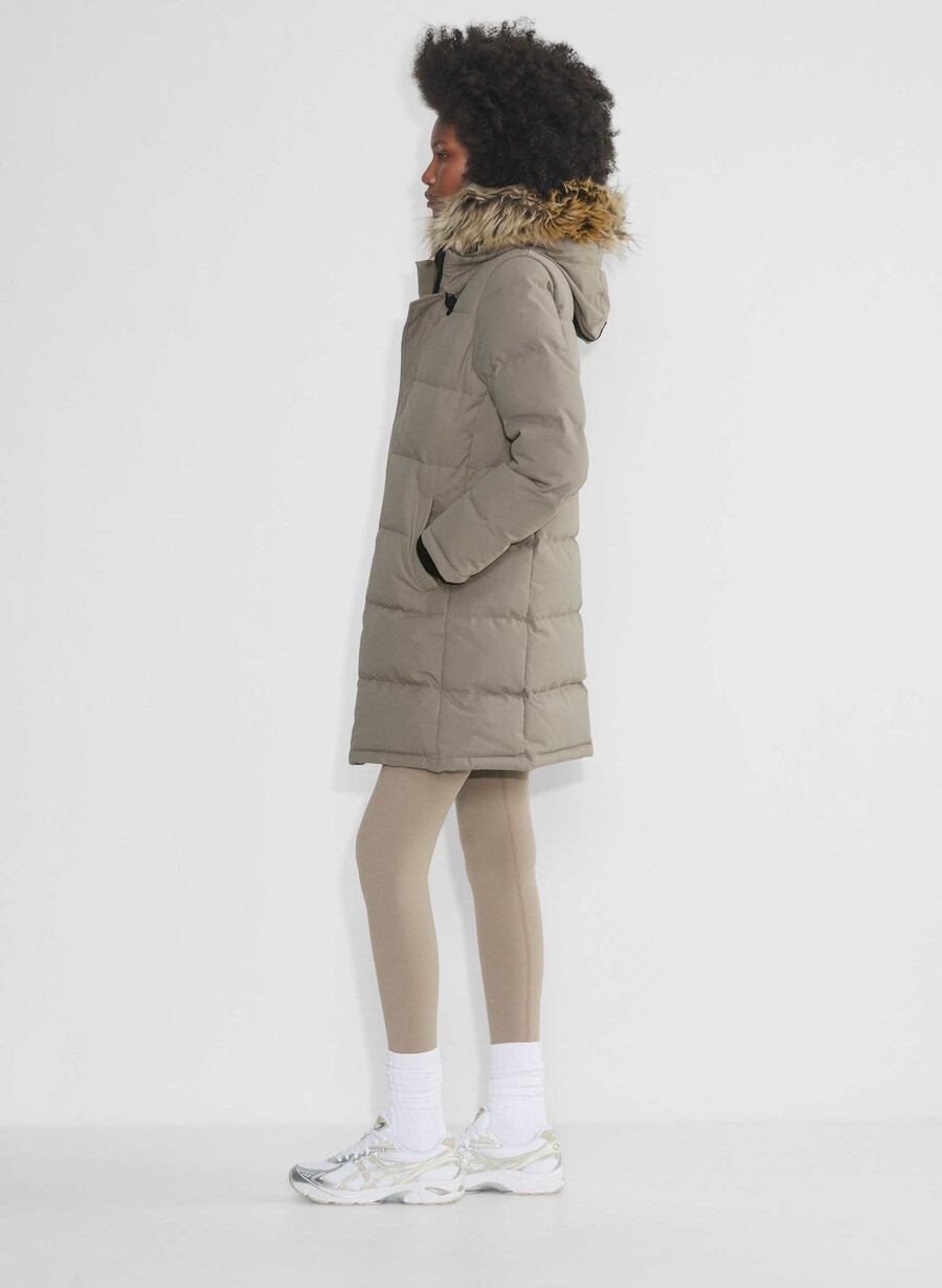 der powder parka - coldstop modern taupe