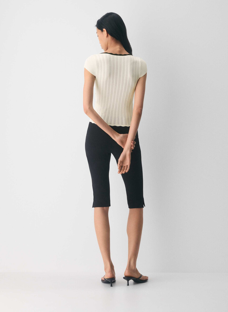 soloist sweater - wonder yarn hellbirkeschwarz
