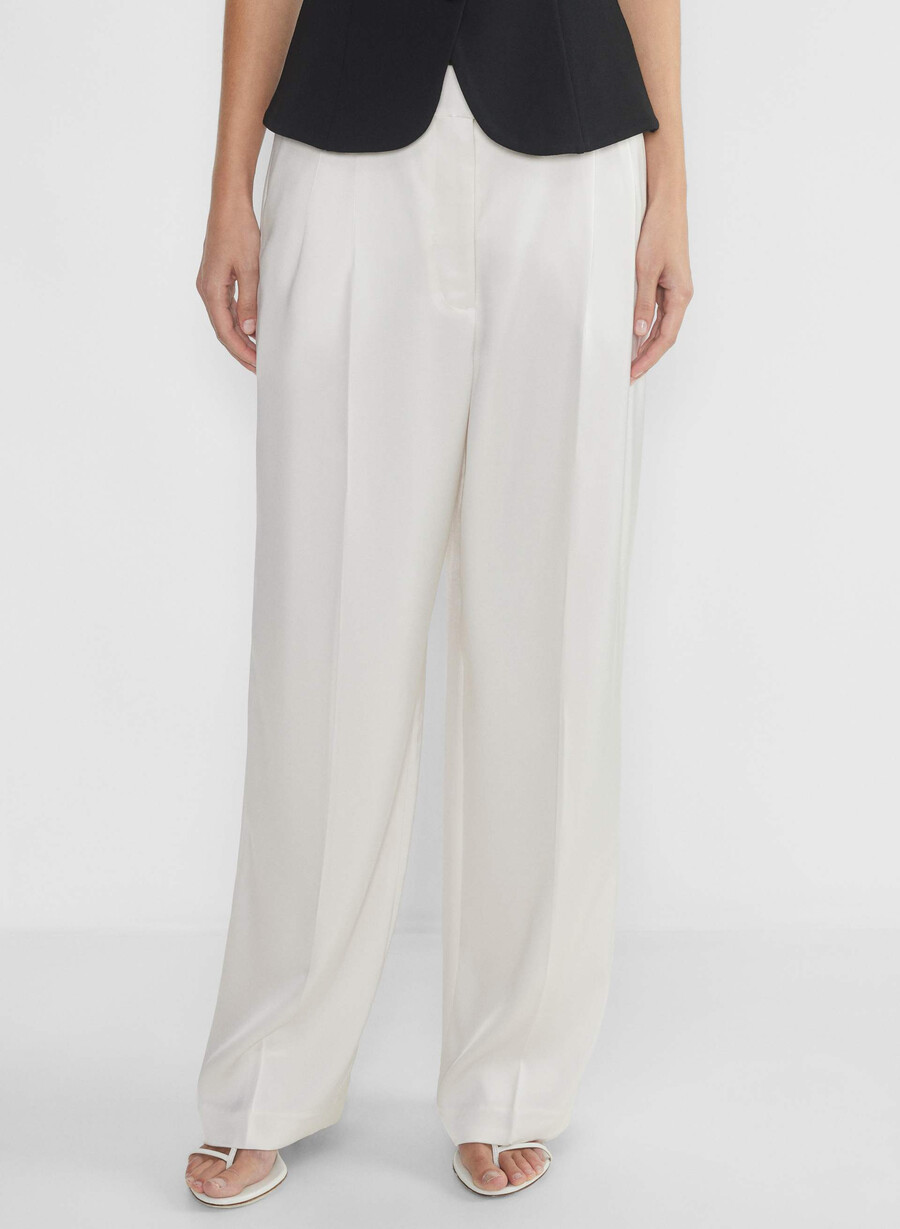 die effortless pant satin light birch