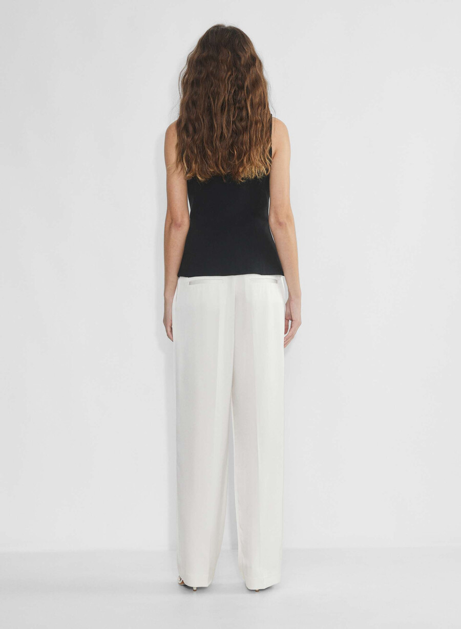 die effortless pant satin light birch