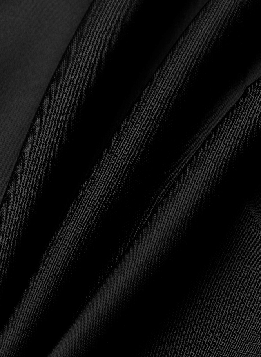 die mühelose hose satin schwarz