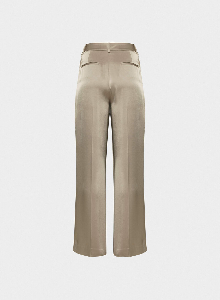 die mühelose hose satin nomad taupe