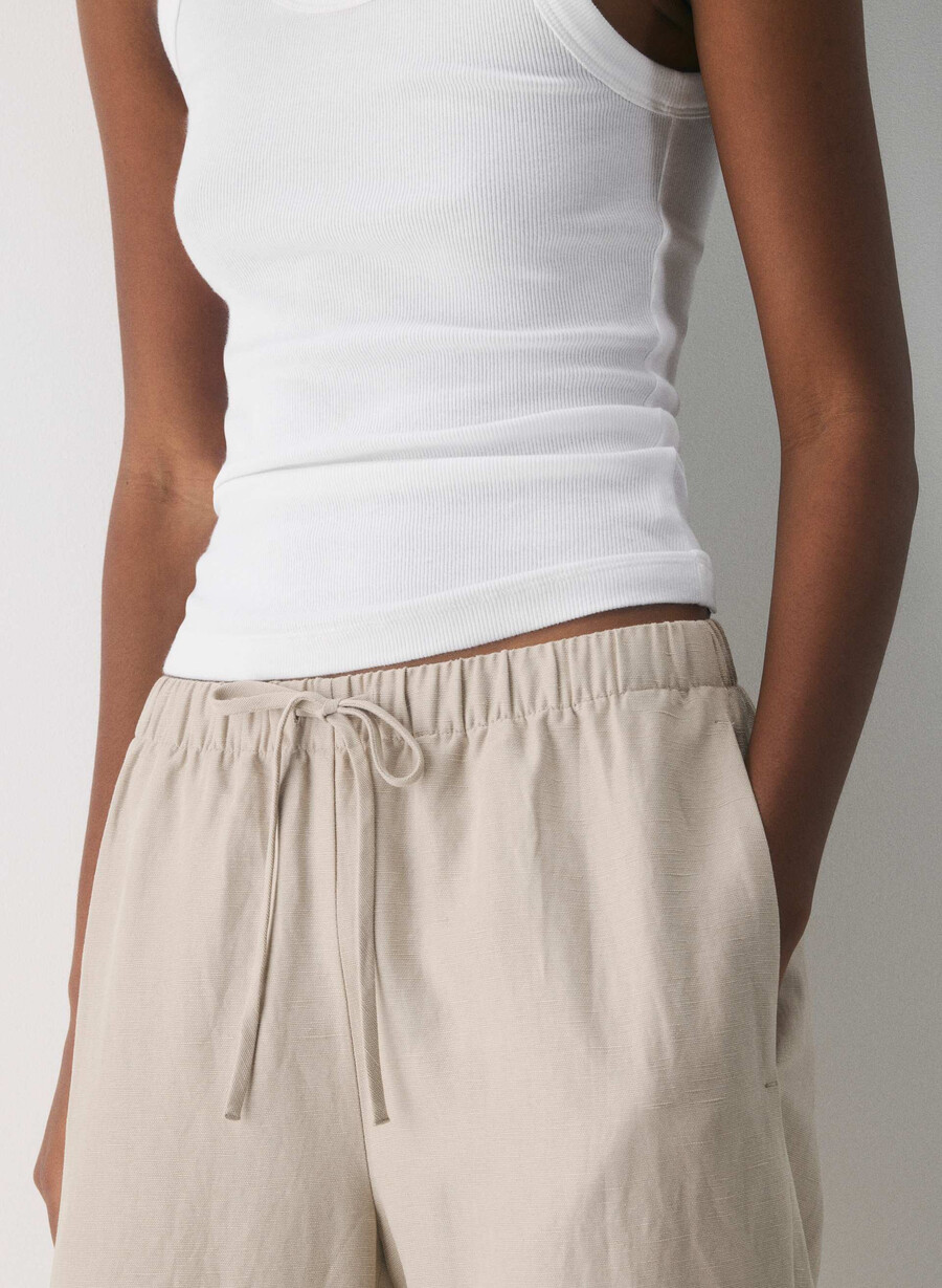 cruiselinen lodge hose marcona beige