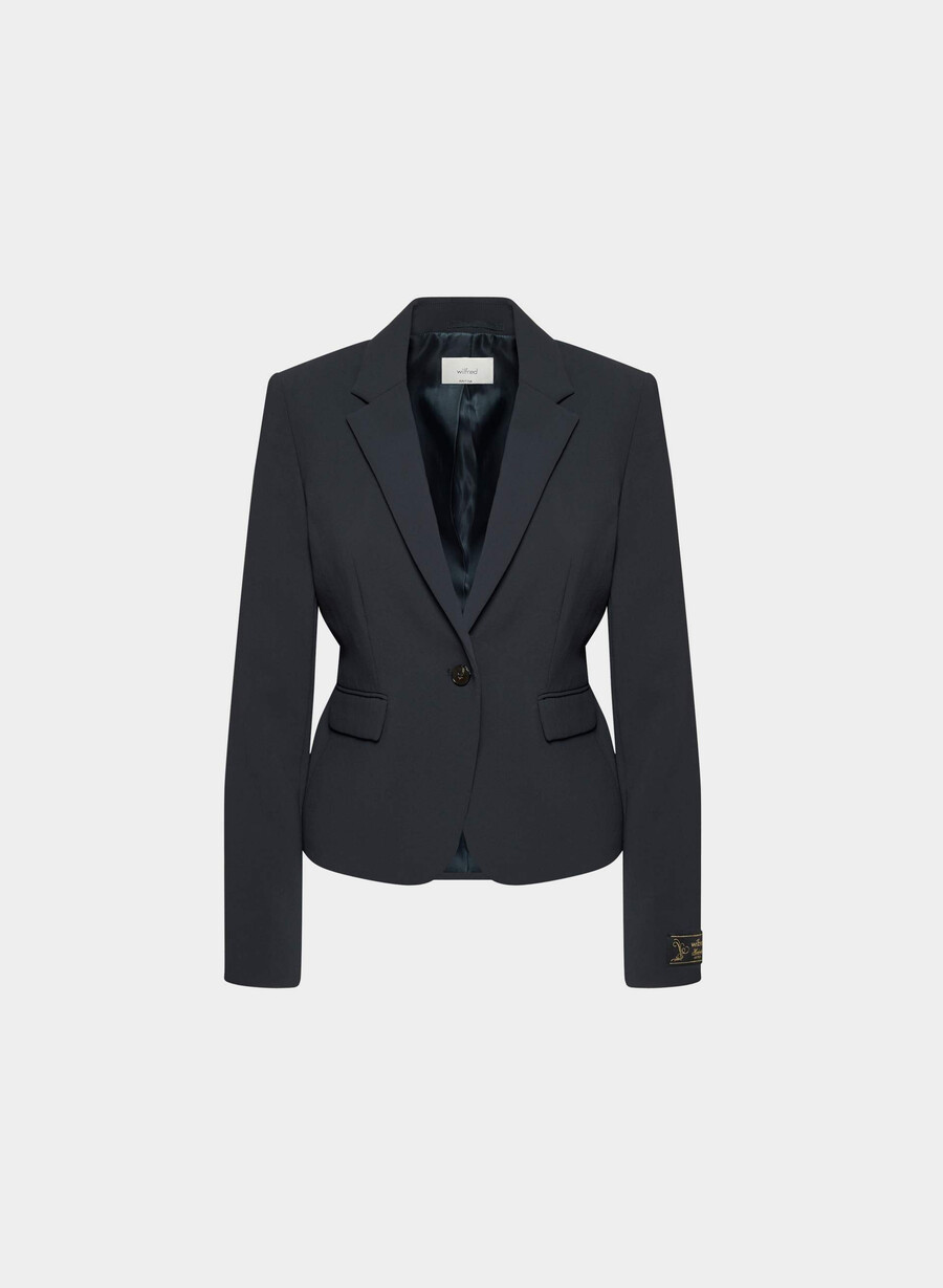 etikette-blazer - crepette dunkelblau