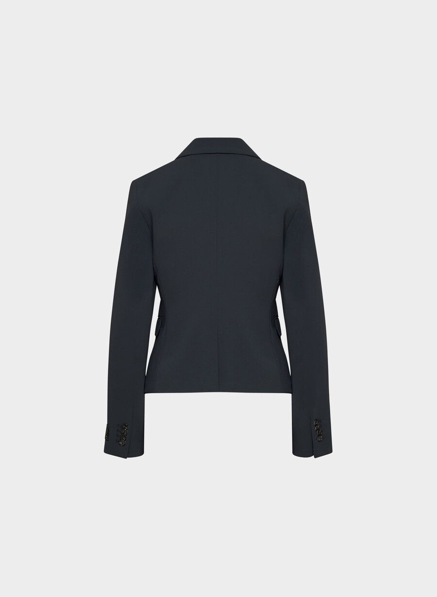 etikette-blazer - crepette dunkelblau