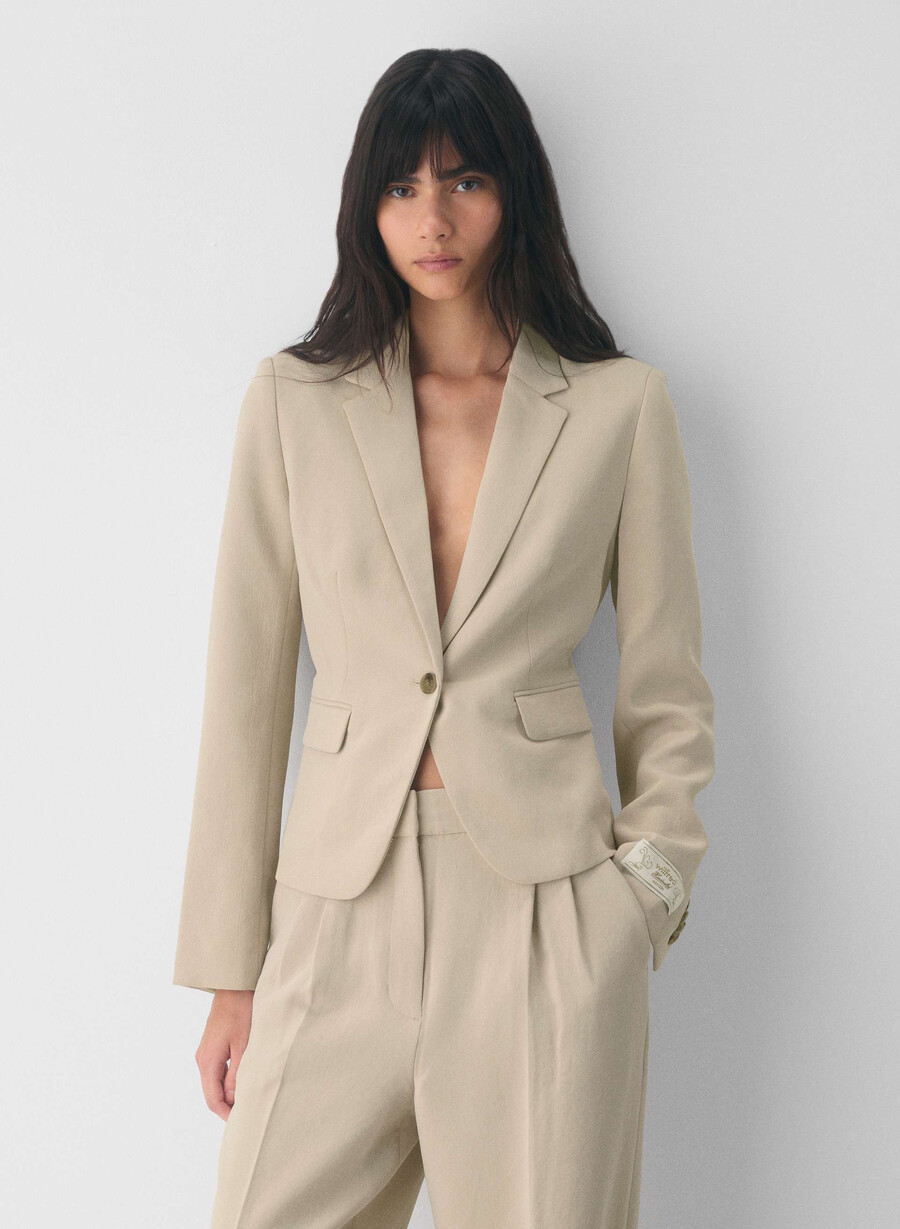etikette-blazer – crepette marcona beige