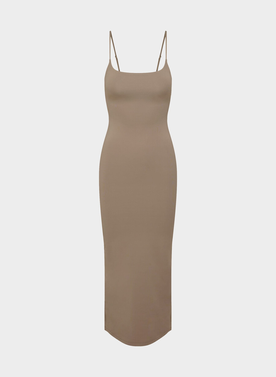 original contour summon maxi cami dress folio brown