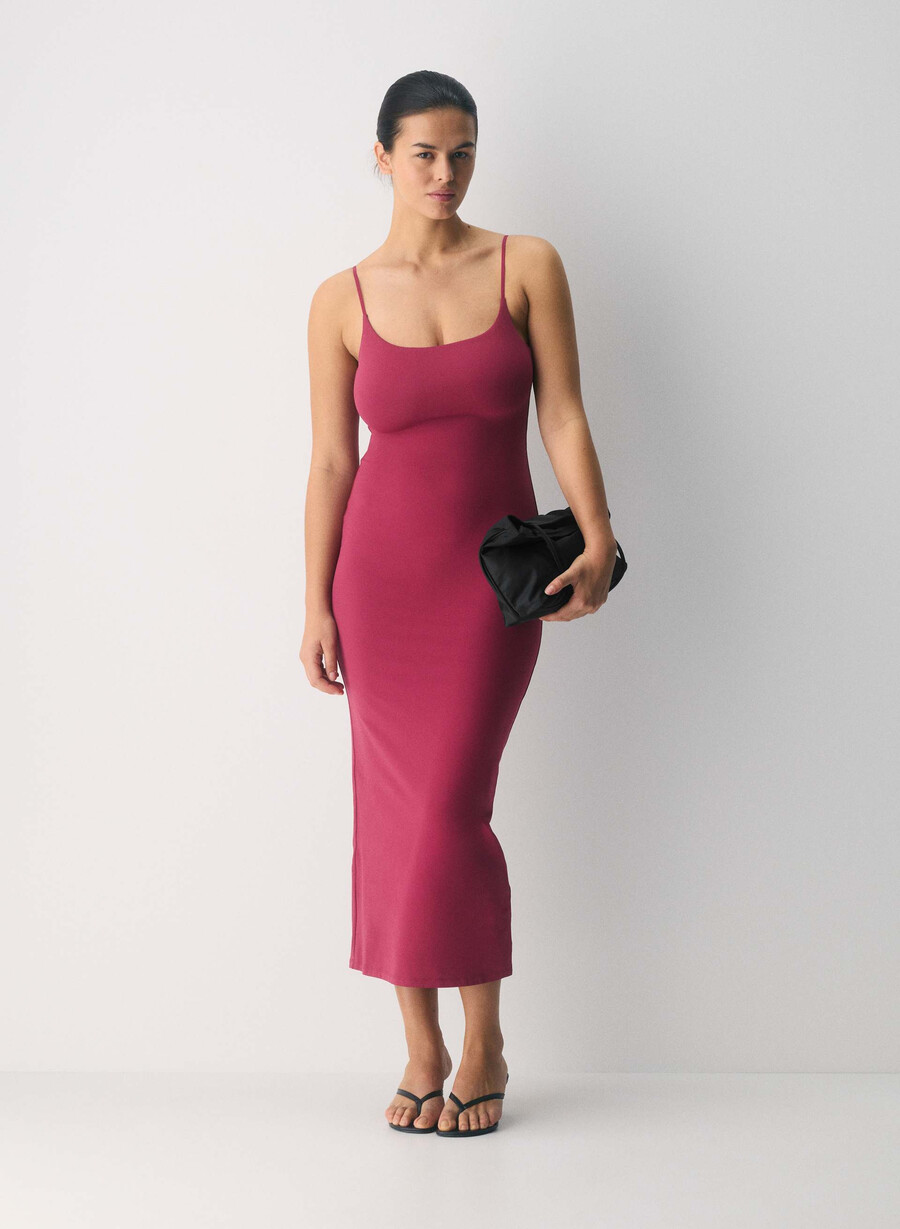 original contour summon maxi cami dress juicy rose