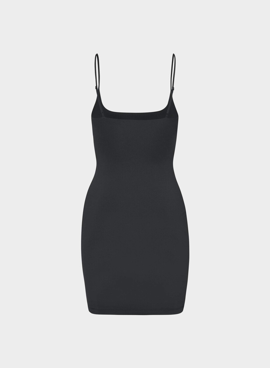 original contour squareneck cami minikleid schwarz