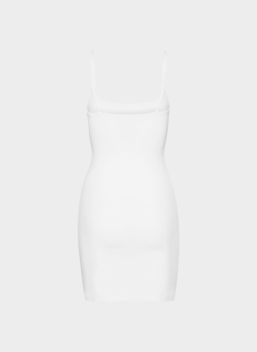 original contour squareneck cami minikleid strahlend weiß