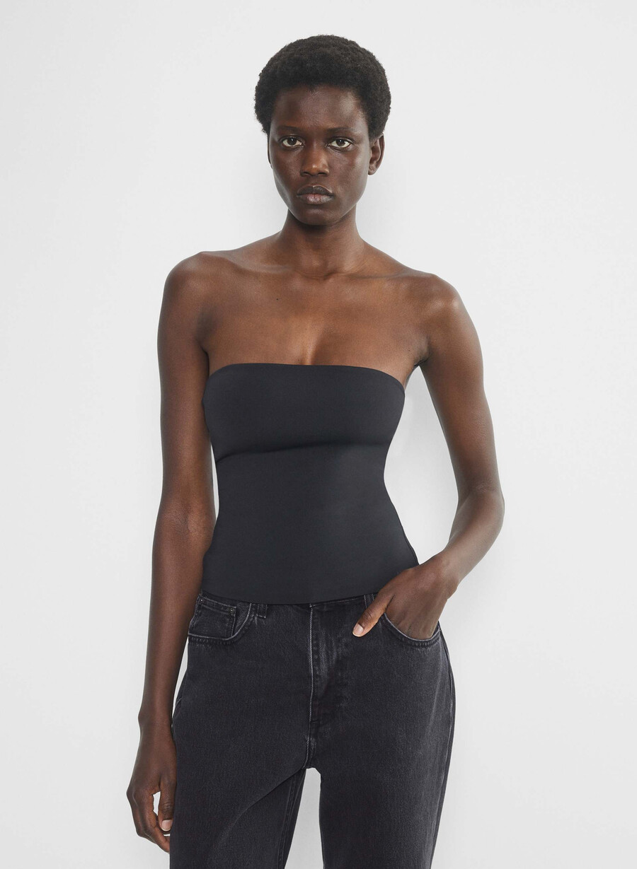 original contour tube top schwarz