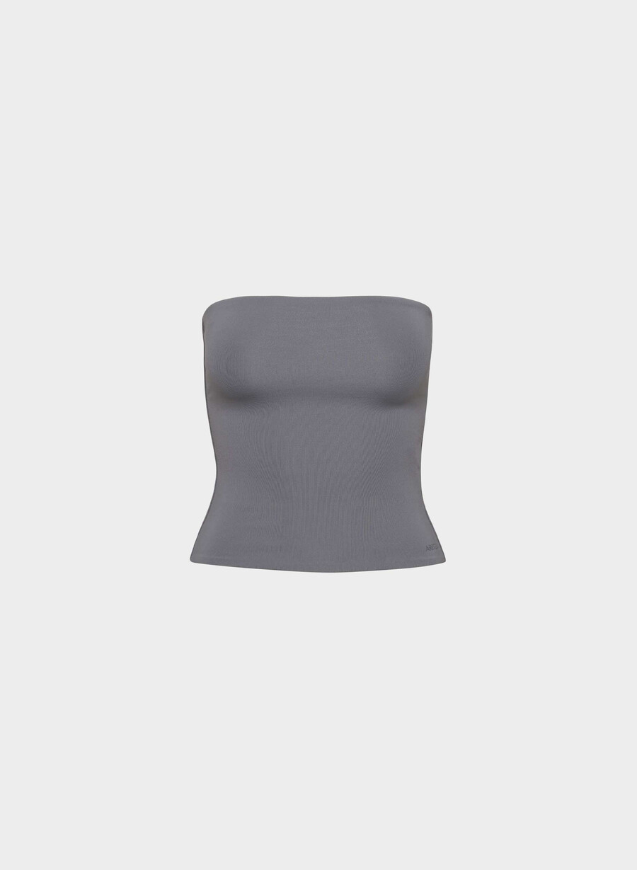 original contour tube top vintage navy