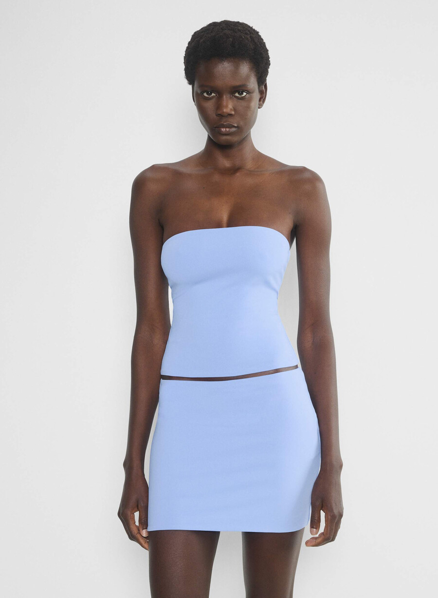 original contour tube top dayflower blue
