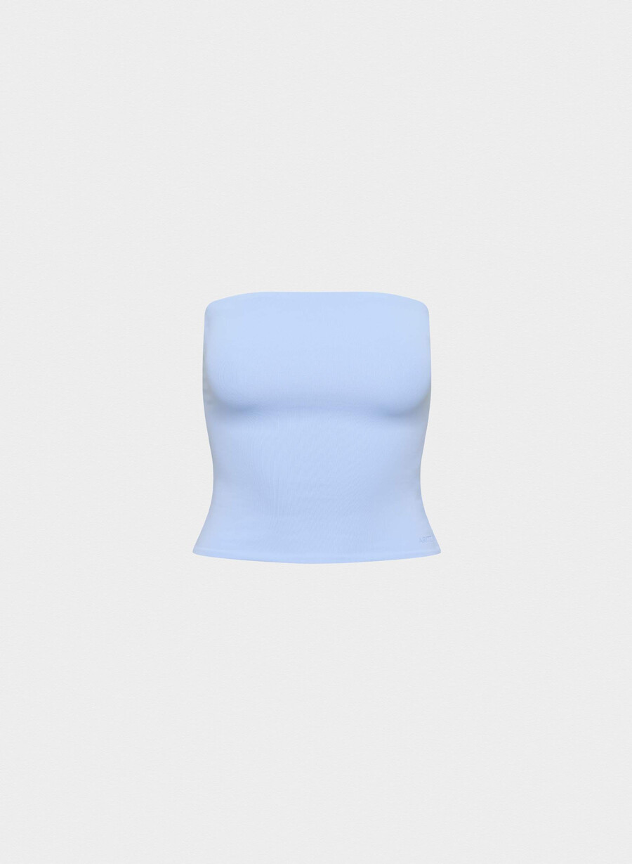 original contour tube top dayflower blue