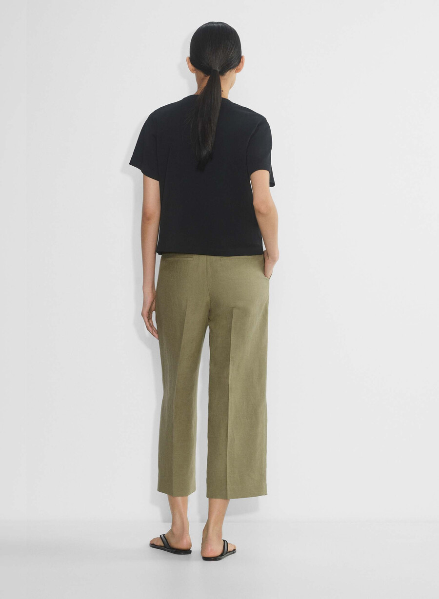 die effortless pant cropped - cruiselinen sundried olive