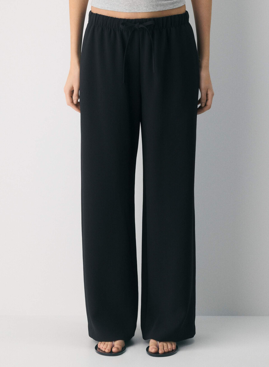 die lodge pant - crepette schwarz