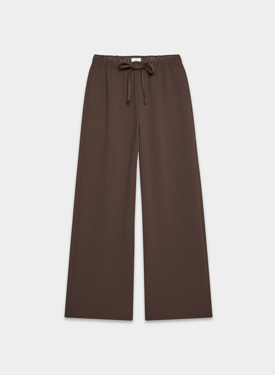 die lodge pant - crepette rich mocha brown