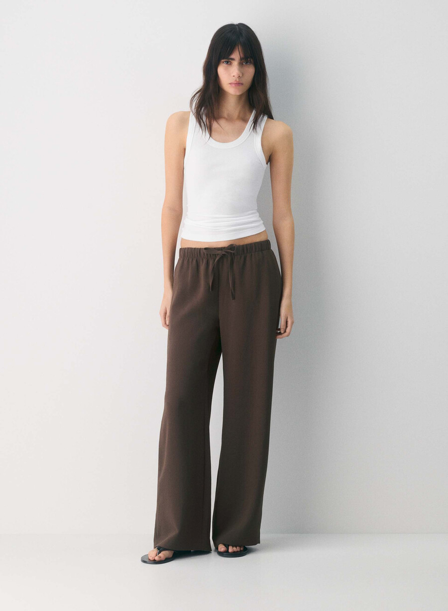die lodge pant - crepette folio braun