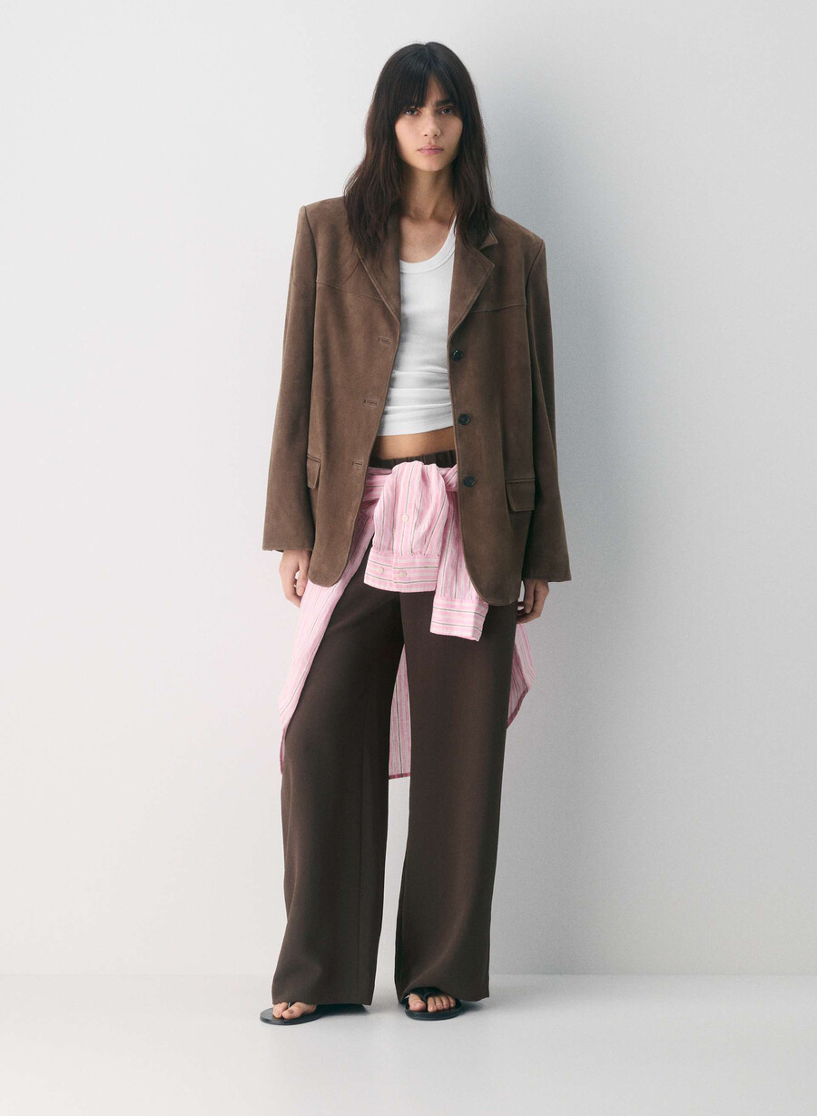 die lodge pant - crepette folio braun